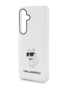 Чехол для Galaxy S24 NFT Choupette Hard Transparent Karl lagerfeld