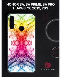 Чехол для Honor 8a 8a prime 8a pro Huawei y6 2019 y6s с принтом диско туман Zibelino
