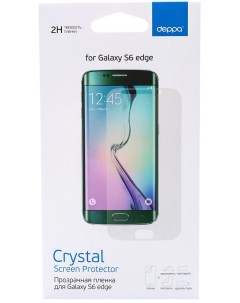 Защитная пленка для Samsung Galaxy S6 Edge прозрачная 61378 Deppa