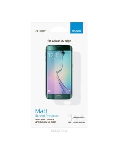 Защитная пленка для Samsung Galaxy S6 Edge матовая 61384 Deppa