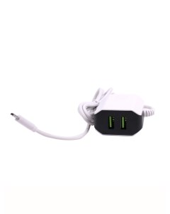 Сетевое зарядное устройство ZGN 109 USB A Micro USB 1xmicroUSB White Black Nobrand