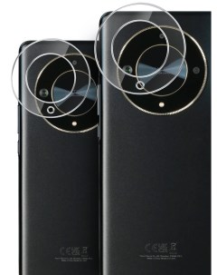 Защитное стекло на камеру Honor X9b гибридное прозрачное Brozo