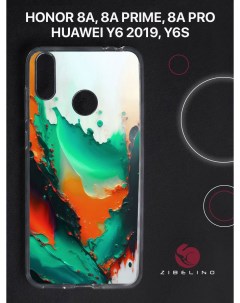 Чехол для Honor 8a 8a prime 8a pro Huawei y6 2019 y6s с принтом граффити сердце Zibelino