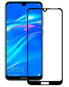 Защитное стекло на Huawei Y7 2019 Y7 Prime 2019 Y7 Pro 2019 9D черный X-case