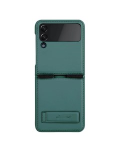 Чехол Qin Vegan leather для Samsung Galaxy Z Flip 4 зеленый Nillkin