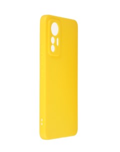 Чехол DF для Xiaomi 12 Lite Silicone Yellow xiCase 67 Df-group