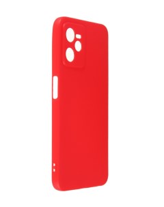 Чехол DF для Realme C35 Silicone Red rmCase 23 Df-group