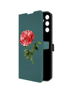 Чехол книжка Eco Book для Samsung Galaxy A15 4G A155 Рисованная роза Krutoff
