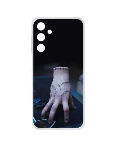 Чехол накладка Clear Case Уэнсдей Аддамс Вещь для Samsung Galaxy A25 5G A256 Krutoff