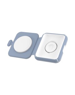 Беспроводное зарядное устройство 2 в 1 для iPhone AirPods и Apple Watch LMS201_BL Lyambda