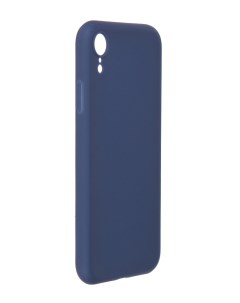 Чехол для Apple iPhone XR Soft Touch Dark Blue ASTIXRBL Alwio