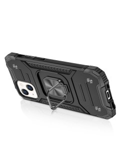 Противоударный чехол Legion Case для iPhone 13 Mini черный Black panther