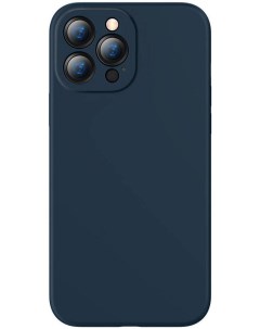 Чехол Liquid Silica Gel Protective case для iPhone 13 Pro Max Синий ARYT000803 Baseus