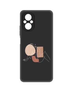 Чехол накладка Soft Case Чувственность для Realme C67 черный Krutoff