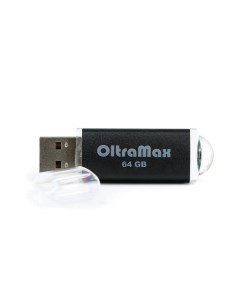 Флешка 64 64 Гб USB2 0 чт до 15 Мб с зап до 8 Мб с чёрная Oltramax
