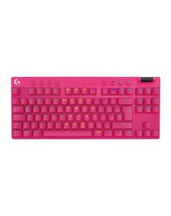 Проводная игровая клавиатура PRO X TKL Pink 920 012160 Logitech