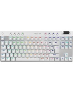 Проводная игровая клавиатура PRO X TKL White 920 012150 белый Logitech
