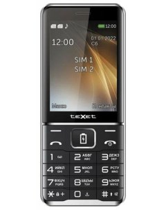 Мобильный телефон TM D421 черный Texet