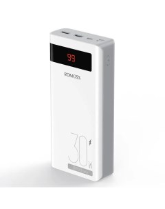 Внешний аккумулятор Sense 8PS Pro 30000мАч 30 Вт быстрая зарядка LED Romoss