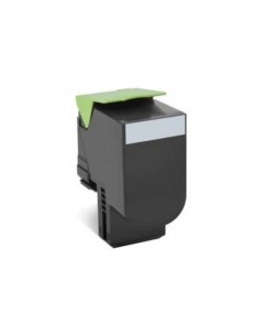 Тонер картридж для лазерного принтера 80C8XK0 черный оригинальный Lexmark