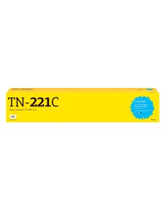 Тонер картридж для лазерного принтера TC MTN 221C голубой совместимый T2