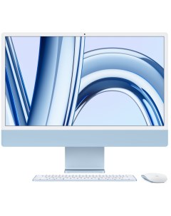 Моноблок iMac 24 M3 8Gb 256Gb M3 10 core синий MQRQ3 Apple