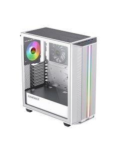 Корпус Precision COC White T808 ATX Белый 2 USB 3 0 Зак стекло 1 120мм COC Gamemax