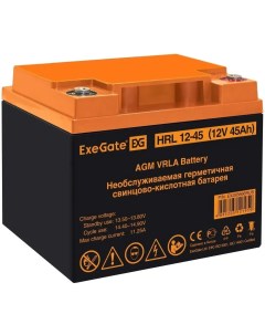 Аккумулятор для ИБП 45 А ч 12 В EX285666RUS Exegate