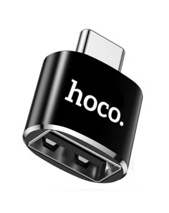 Переходник HOCO UA5 Type C to USB черный Оем