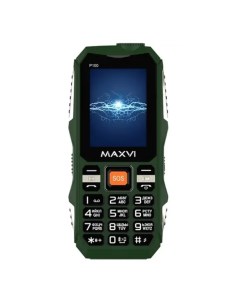 Мобильный телефон Green Green P100 green Maxvi