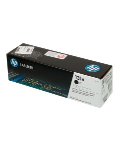Картридж для лазерного принтера CF210A черный оригинальный Hp