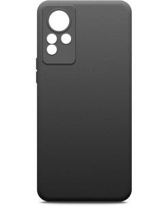 Чехол Silicone Case матовый для Infinix Note 12 G88 черный Borasco