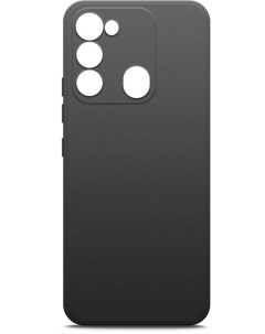 Чехол Microfiber Case для Tecno Spark 8C черный Borasco