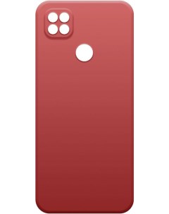 Чехол Microfiber Case для Xiaomi Redmi 10A красный Borasco