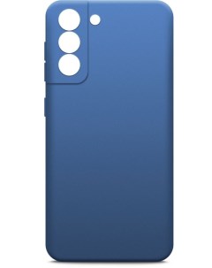 Чехол Microfiber Case для Samsung Galaxy S21FE синий Borasco