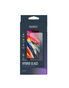 Защитное стекло Full Glue для Tecno Spark Go 2022 черная рамка Borasco