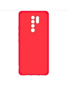 Чехол Microfiber Case для Xiaomi Redmi 9t красный Borasco