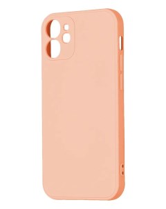 Чехол клип кейс LIQUID SILICONE для Apple iPhone 12 mini светло розовый Péro