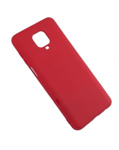 Чехол Microfiber Case для Xiaomi Redmi Note 9t красный Borasco