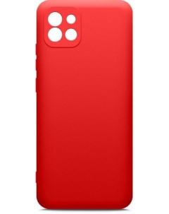 Чехол Microfiber Case для Samsung Galaxy A03 красный Borasco