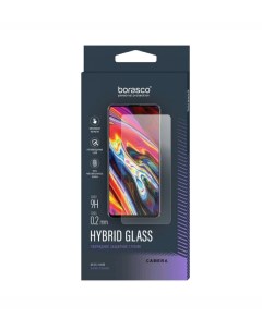 Защитное стекло Экран Камера Hybrid Glass для OPPO A74 Borasco