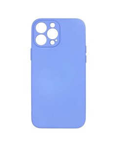 Чехол клип кейс LIQUID SILICONE для Apple iPhone 13 Pro Max голубой Péro