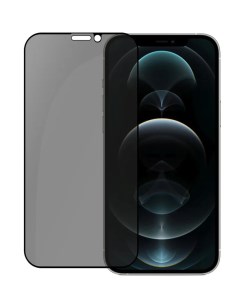 Защитное стекло Full Glue Privacy для iPhone 12 Pro Max черное Péro