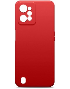 Чехол Microfiber Case для Realme C31 красный Borasco