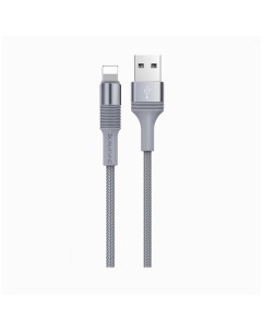 Дата кабель BX21 Outstanding USB Lightning 2 4A серый 03187 Borofone