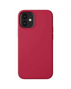 Чехол клип кейс LIQUID SILICONE для Apple iPhone 12 mini красный Péro