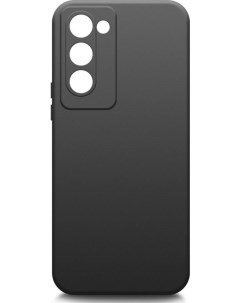 Чехол Silicone Case матовый для Tecno Camon 18 Premier черный Borasco