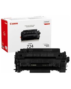 Тонер картридж для лазерного принтера 724 3481B002 черный оригинальный Canon