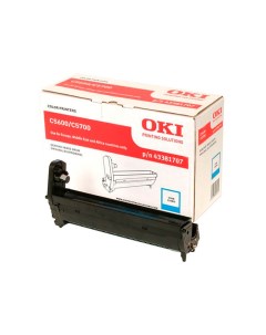Картридж для лазерного принтера 43381707 синий совместимый Oki