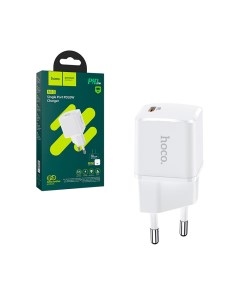 Сетевое зарядное устройство Hoco N10 3A PD белое Basemarket
